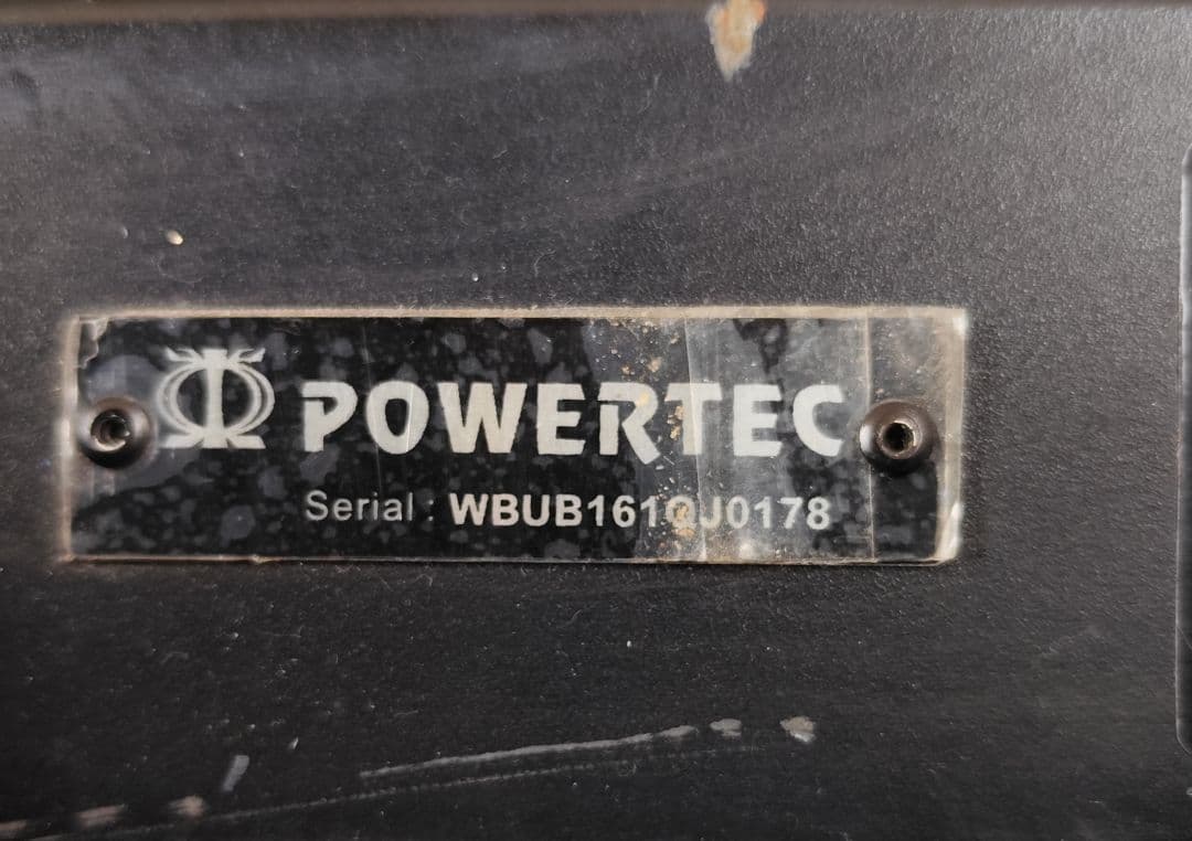 【送料込】パワーテック ユーティリティベンチ WB-UB16 ブラック