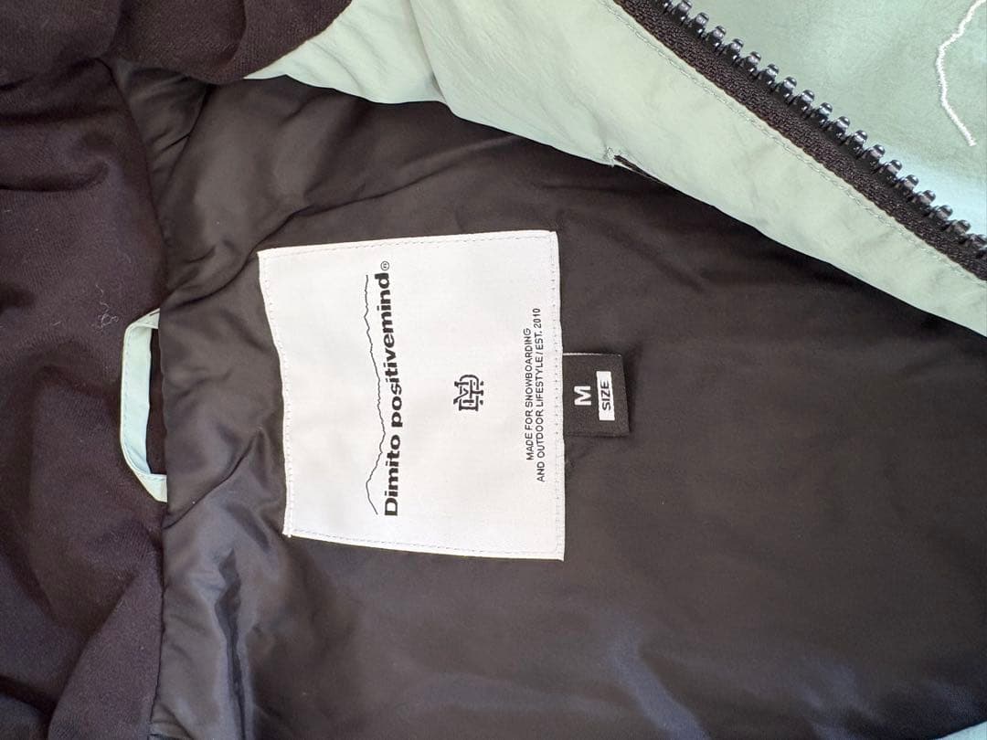 Dimito フード付きジャケット M ライトグリーン/ベージュボトムセット