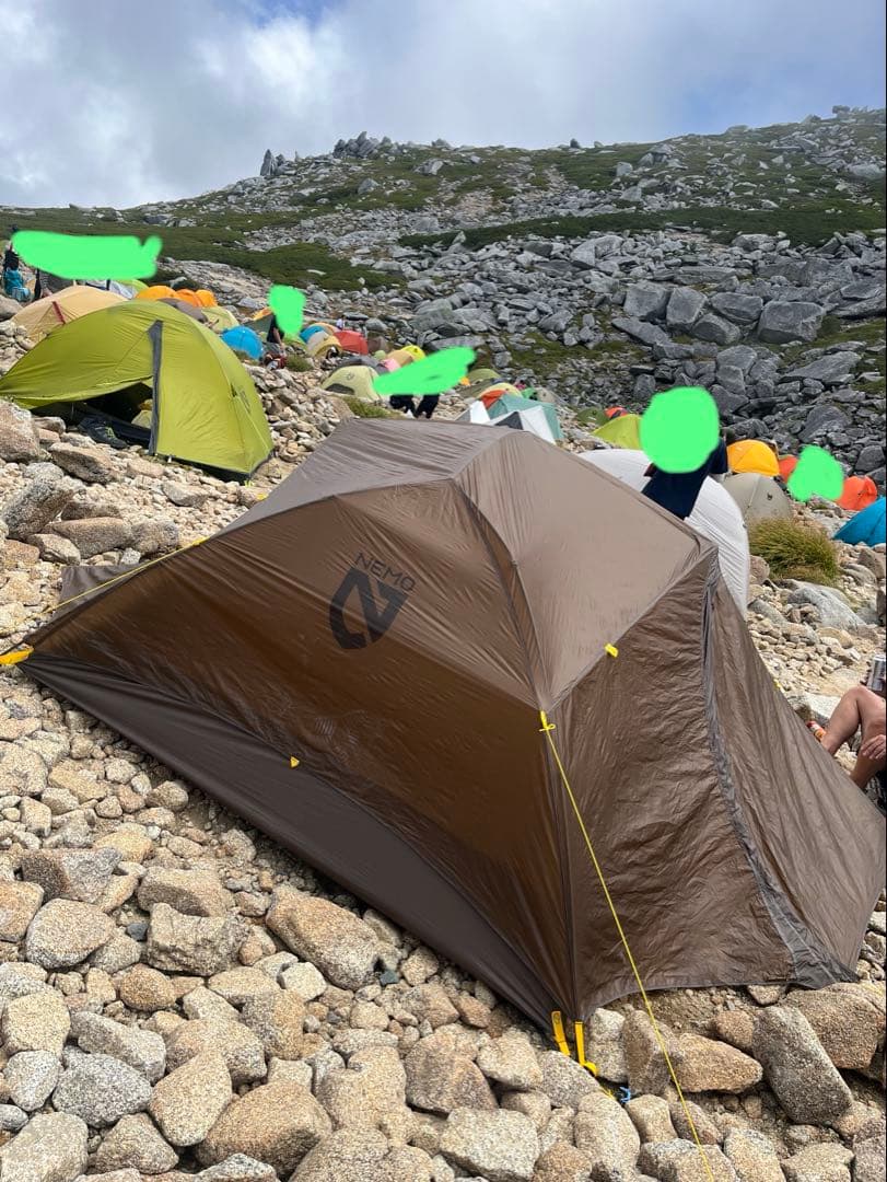 廃盤　希少　ニーモ　NEMO ダガーストーム　3P フットプリント付き