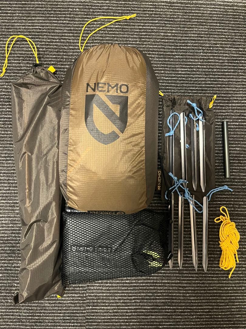 廃盤　希少　ニーモ　NEMO ダガーストーム　3P フットプリント付き