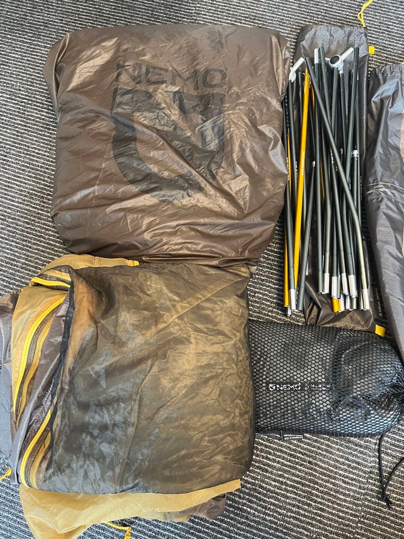 廃盤　希少　ニーモ　NEMO ダガーストーム　3P フットプリント付き