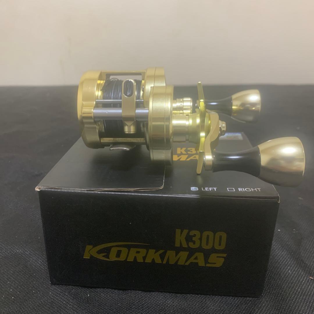 KORKMAS K300 ベイトリール ゴールド