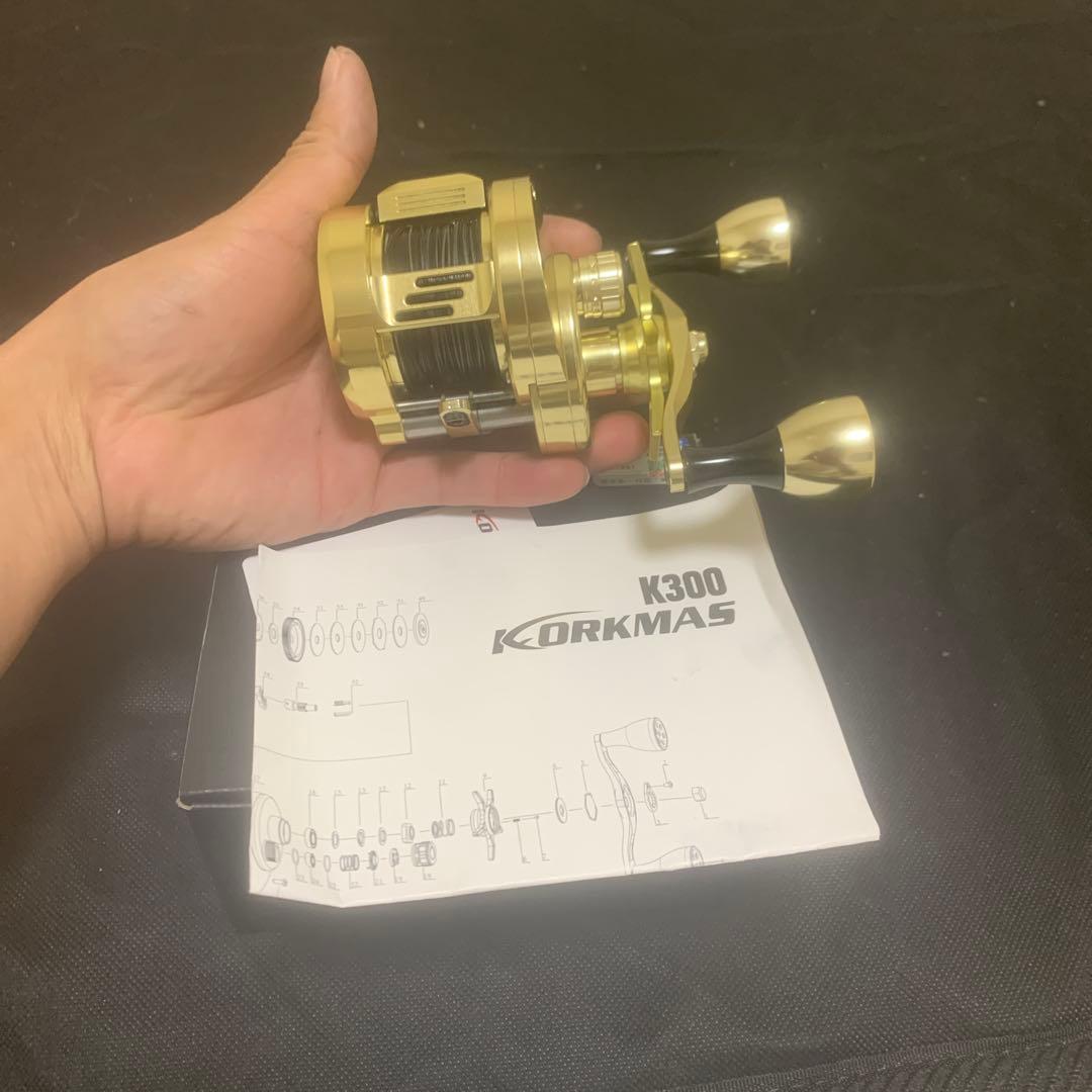 KORKMAS K300 ベイトリール ゴールド