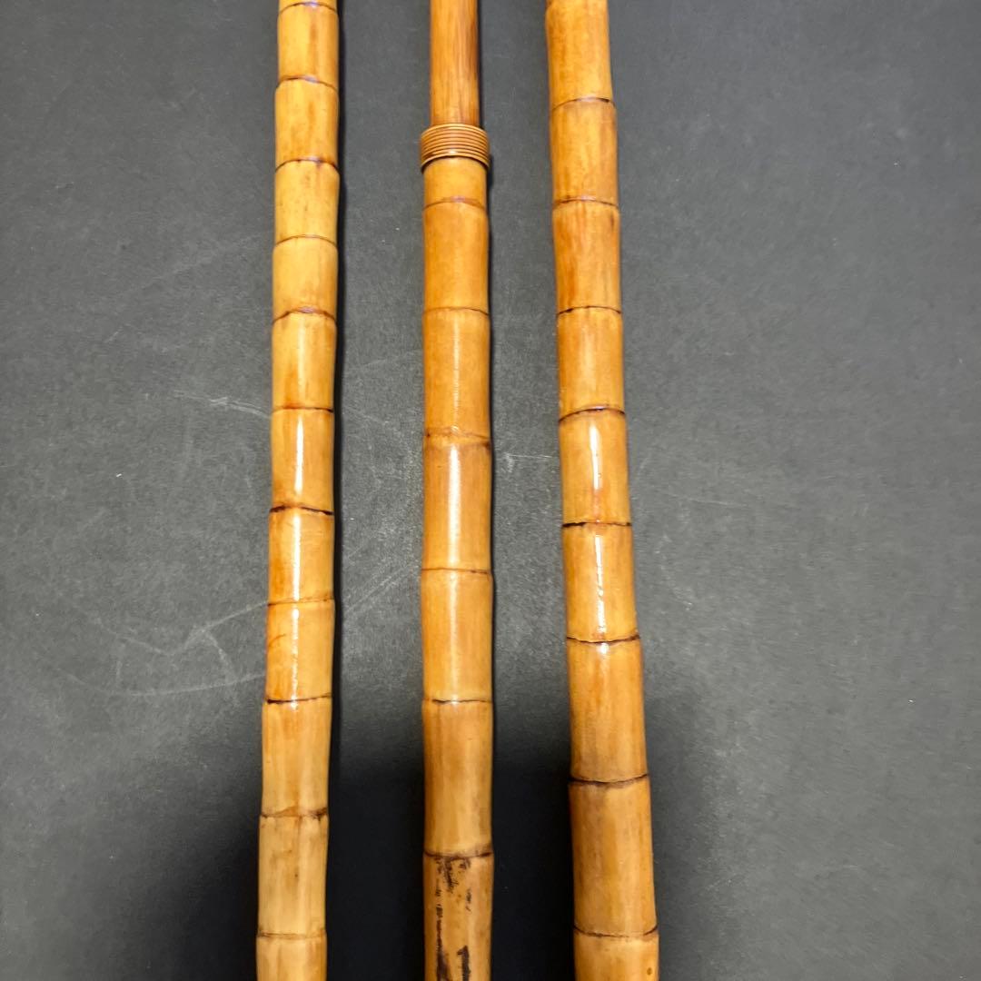 ヘラブナ小節竿掛、玉の柄セット