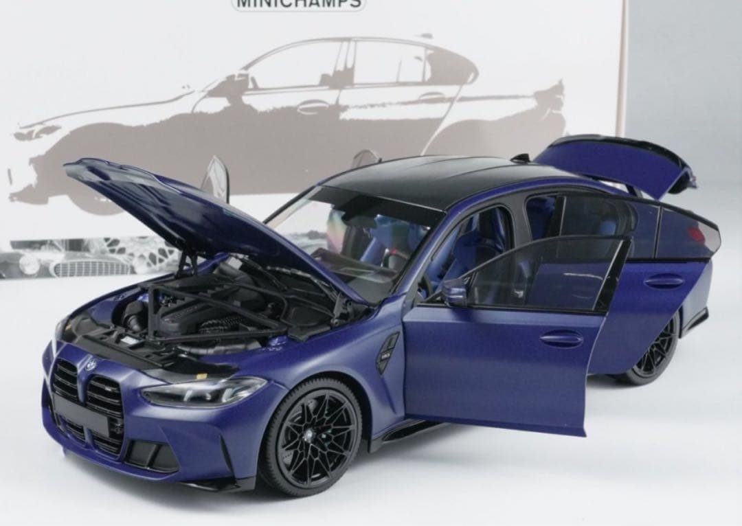 1/18 ミニチャンプス 2024  M3 G80 ダイキャストカーモデル