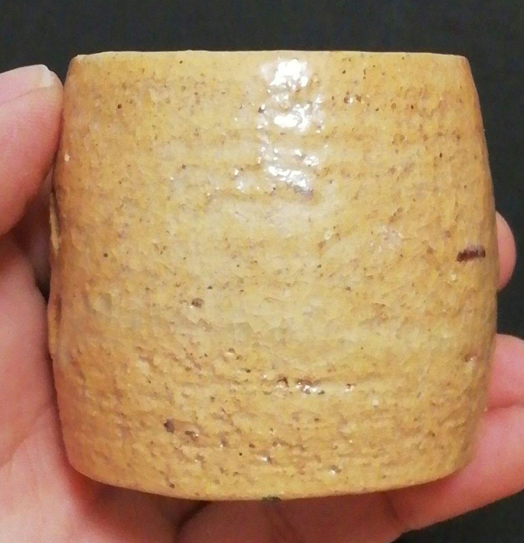 九代　大樋長左衛門作　大樋焼　七宝　透　蓋置　共箱　共布　茶道具