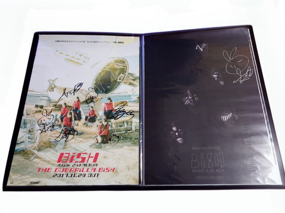 送込【BiSH/PEDRO/ExWHYZポスター17枚】 直筆サインB2ファイル