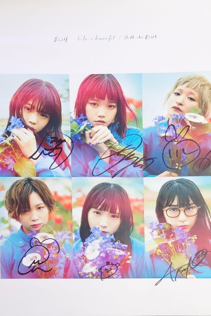 送込【BiSH/PEDRO/ExWHYZポスター17枚】 直筆サインB2ファイル