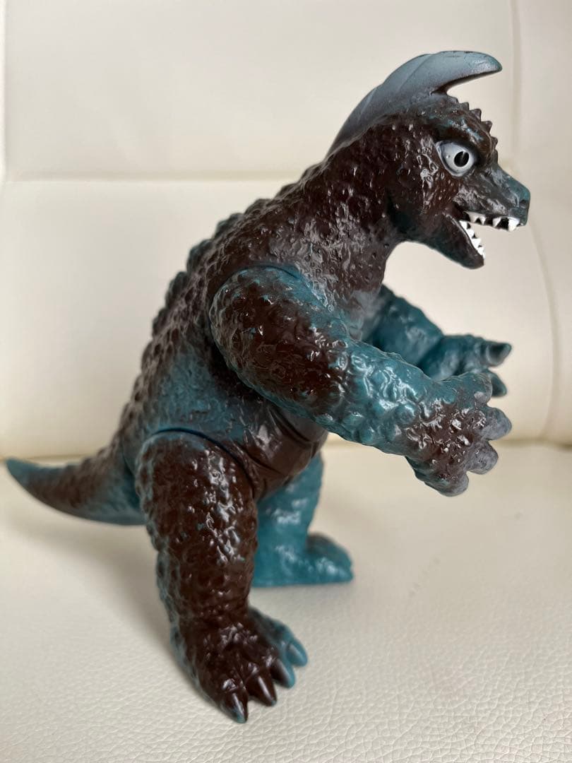 アーストロン キングザウルス 怪獣 ソフビ ポピー 足型　昭和