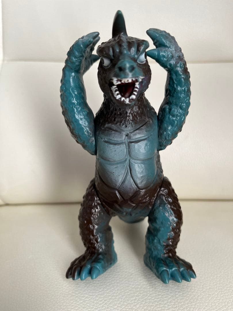 アーストロン キングザウルス 怪獣 ソフビ ポピー 足型　昭和