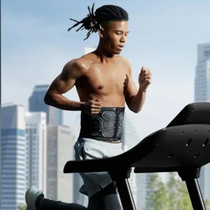 最安値！希少カラー　ピンク LL　シックスパッド パワースーツコアベルト EMS