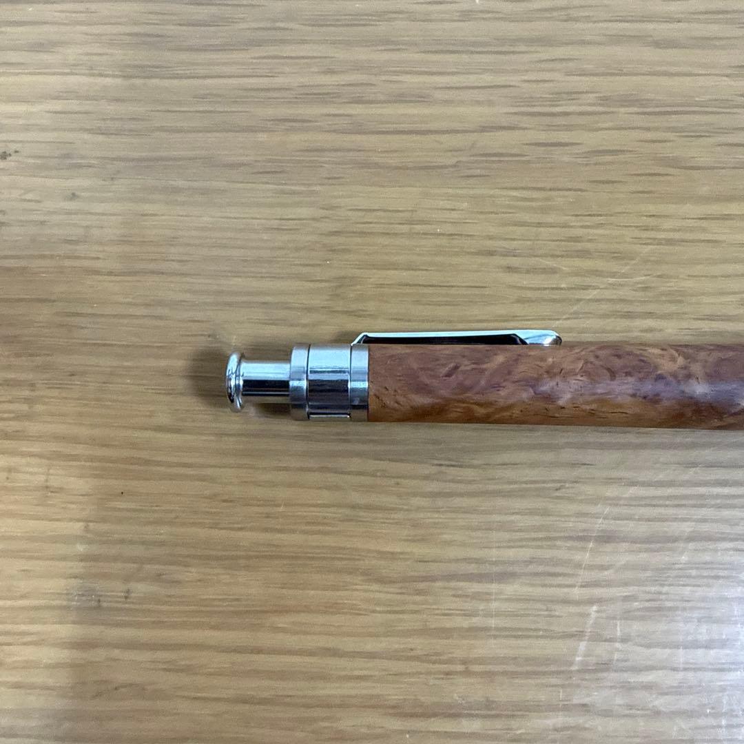 木製ブラウンシャープペンシル 工房楔こぶか