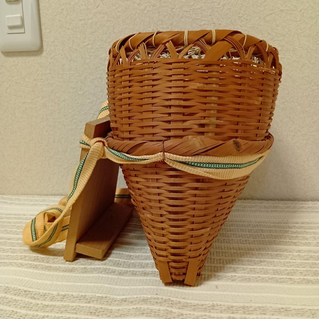 【名品】郡上魚籠　嶋数男作　重要無形文化財　新品未使用　希少