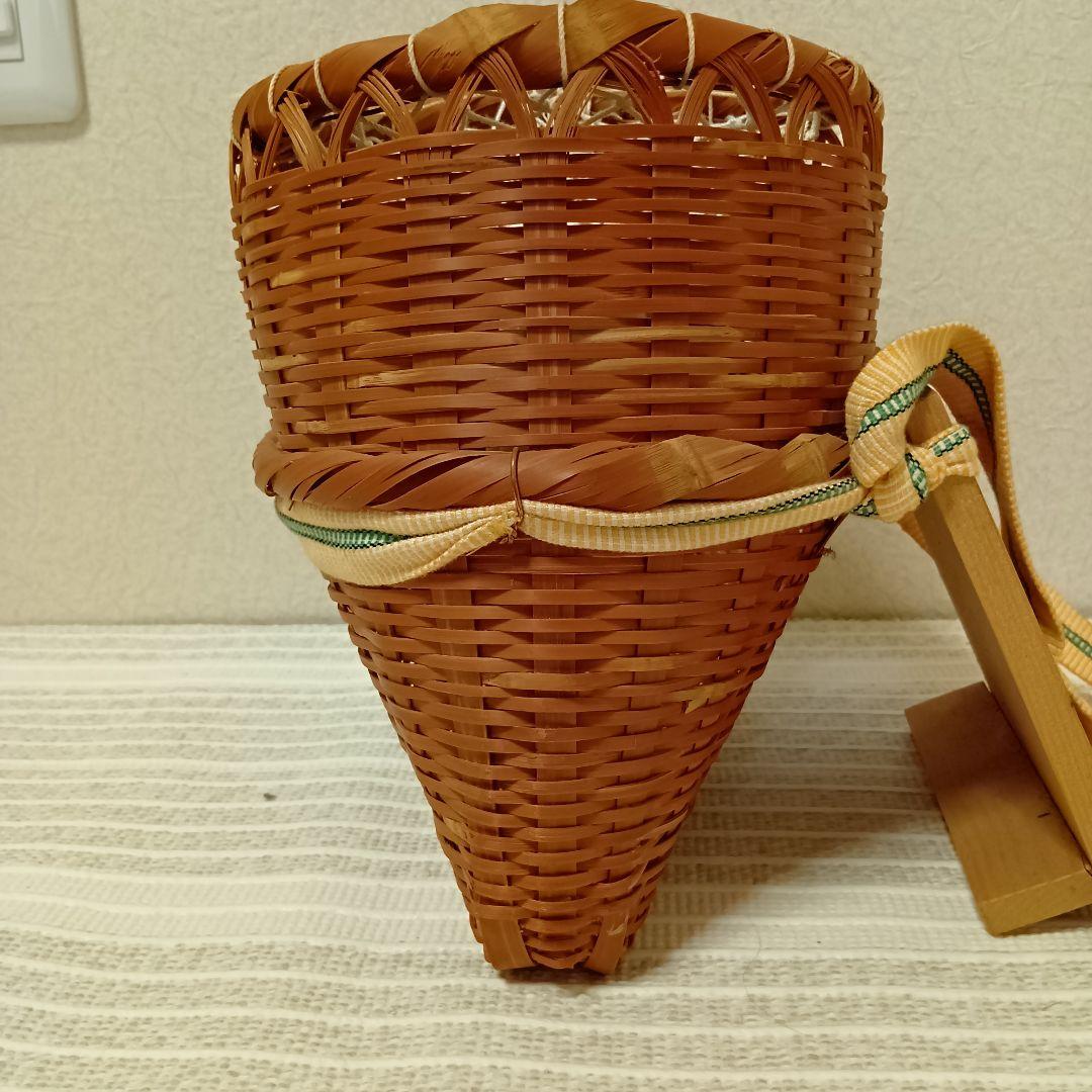 【名品】郡上魚籠　嶋数男作　重要無形文化財　新品未使用　希少