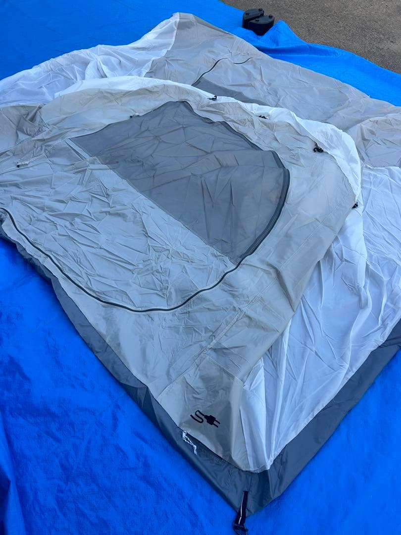 【美品】テントファクトリー 4シーズン トンネル2ルームテント