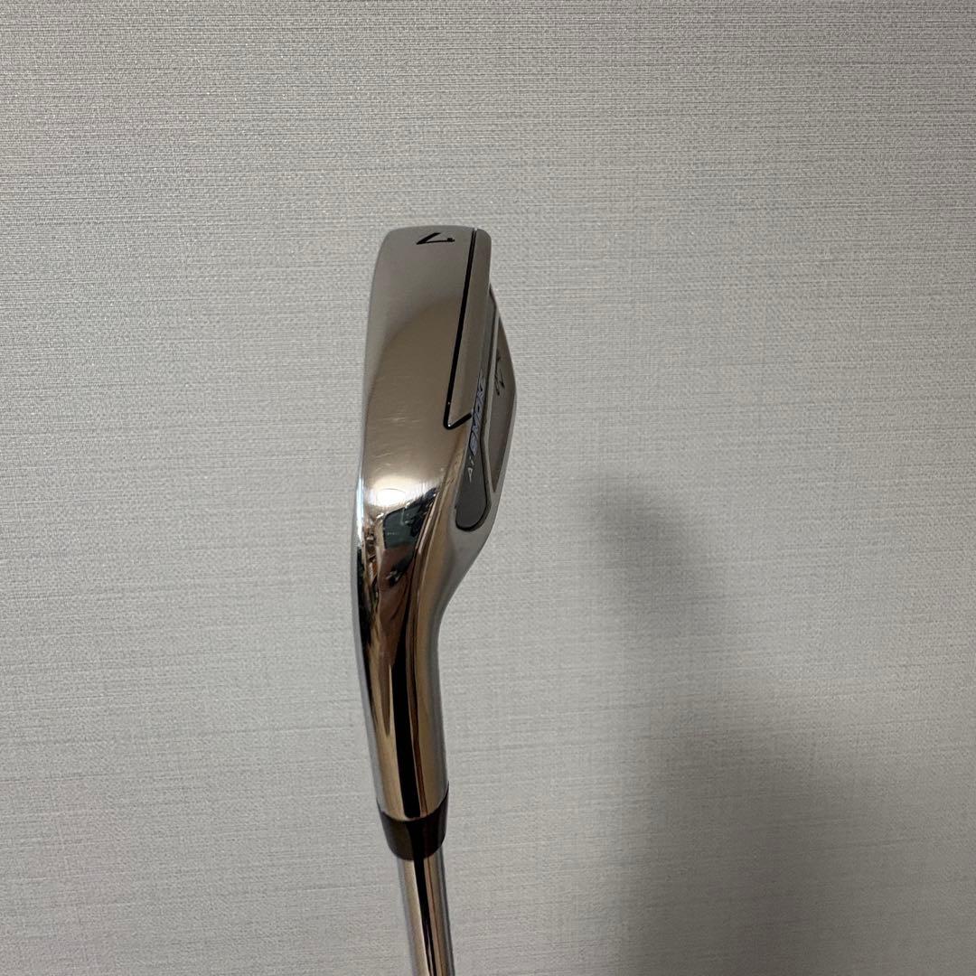 Aiスモーク 7番アイアン レフティ用 純正スチールシャフト　フレックスS