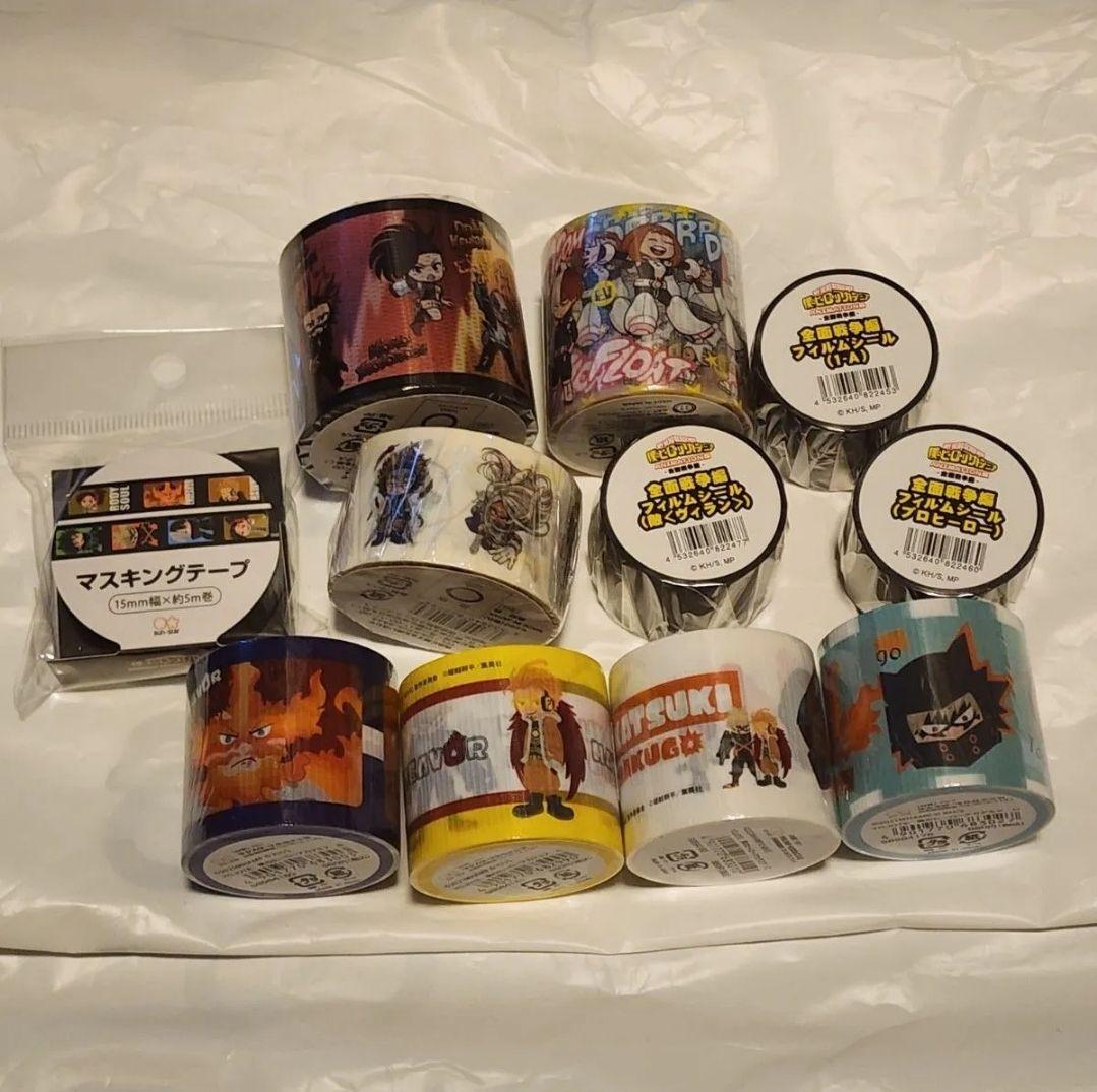 僕のヒーローアカデミア アニメーション展マスキングテープフィルムシール養生テープ