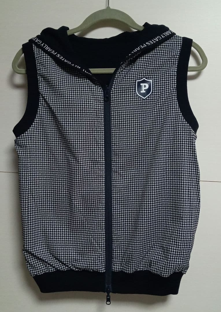 【ハナミズキ】パーリーゲイツ リバーシブル ジップベスト サイズ1