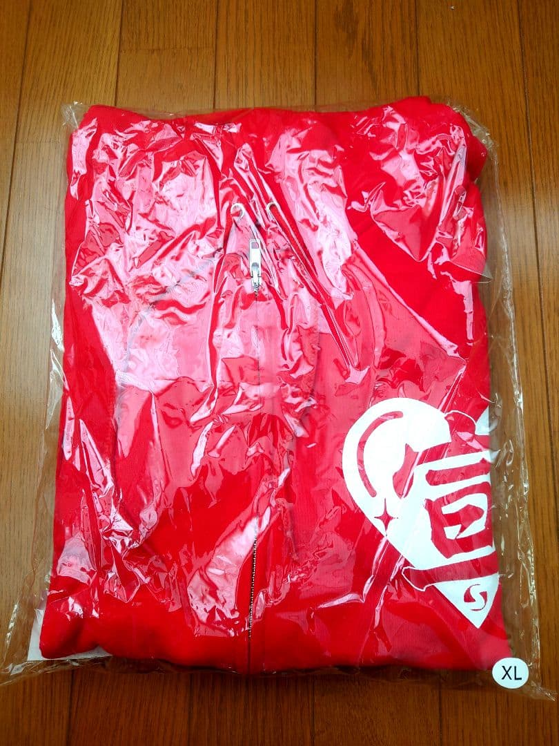 超ときめき宣伝部 定番パーカー XL 赤色 坂井仁香 とき宣