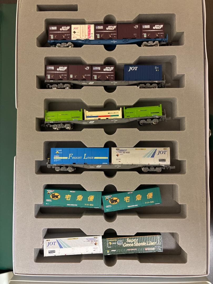 nゲージ　コキ106 107 16両コンテナフル積載まとめセット