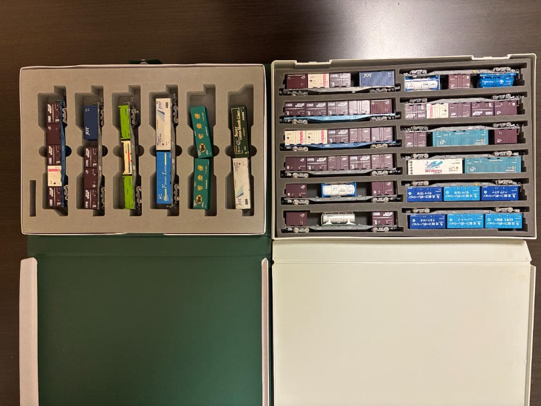 nゲージ　コキ106 107 16両コンテナフル積載まとめセット