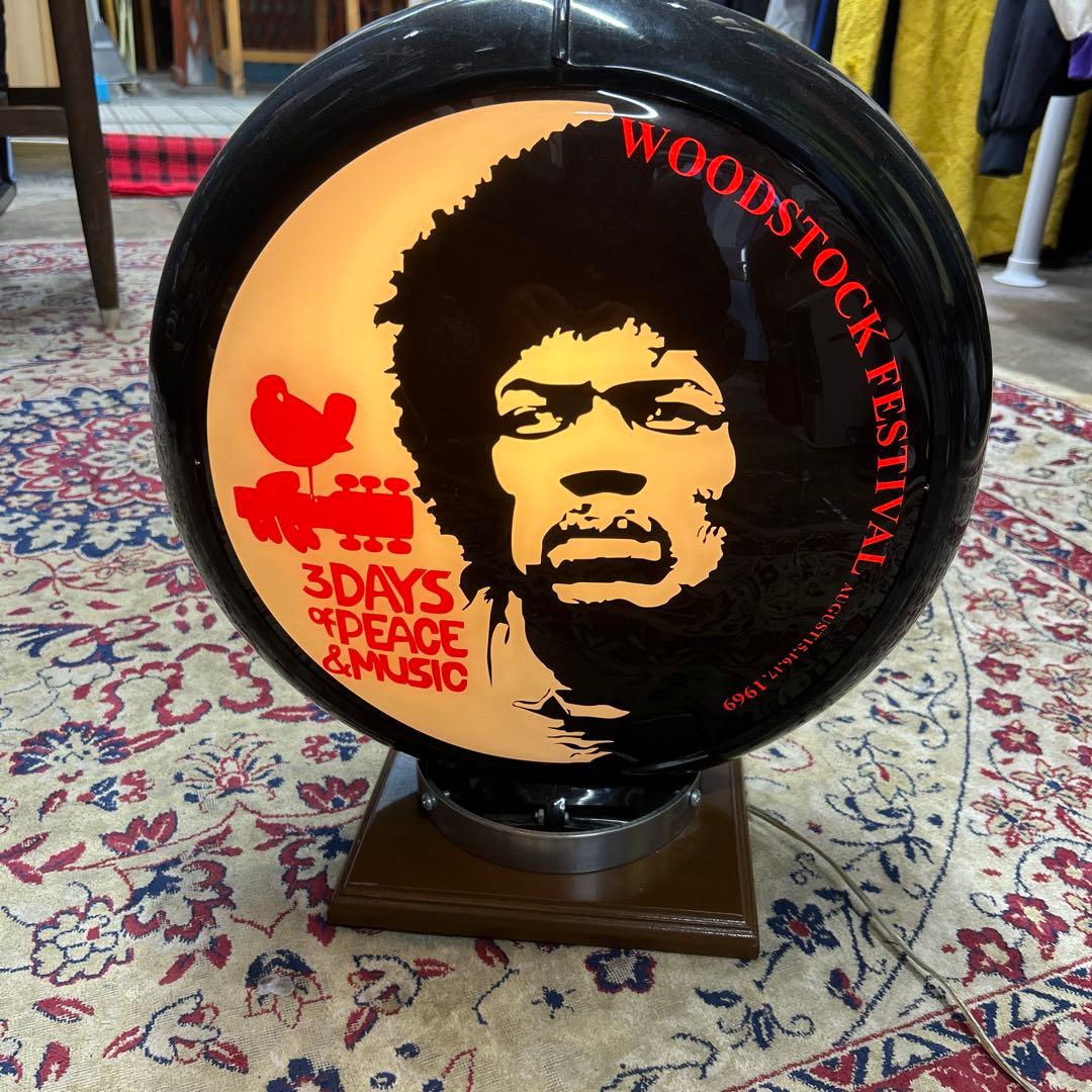 ウッドストックフェスティバル ランプ ジミ・ヘンドリックス