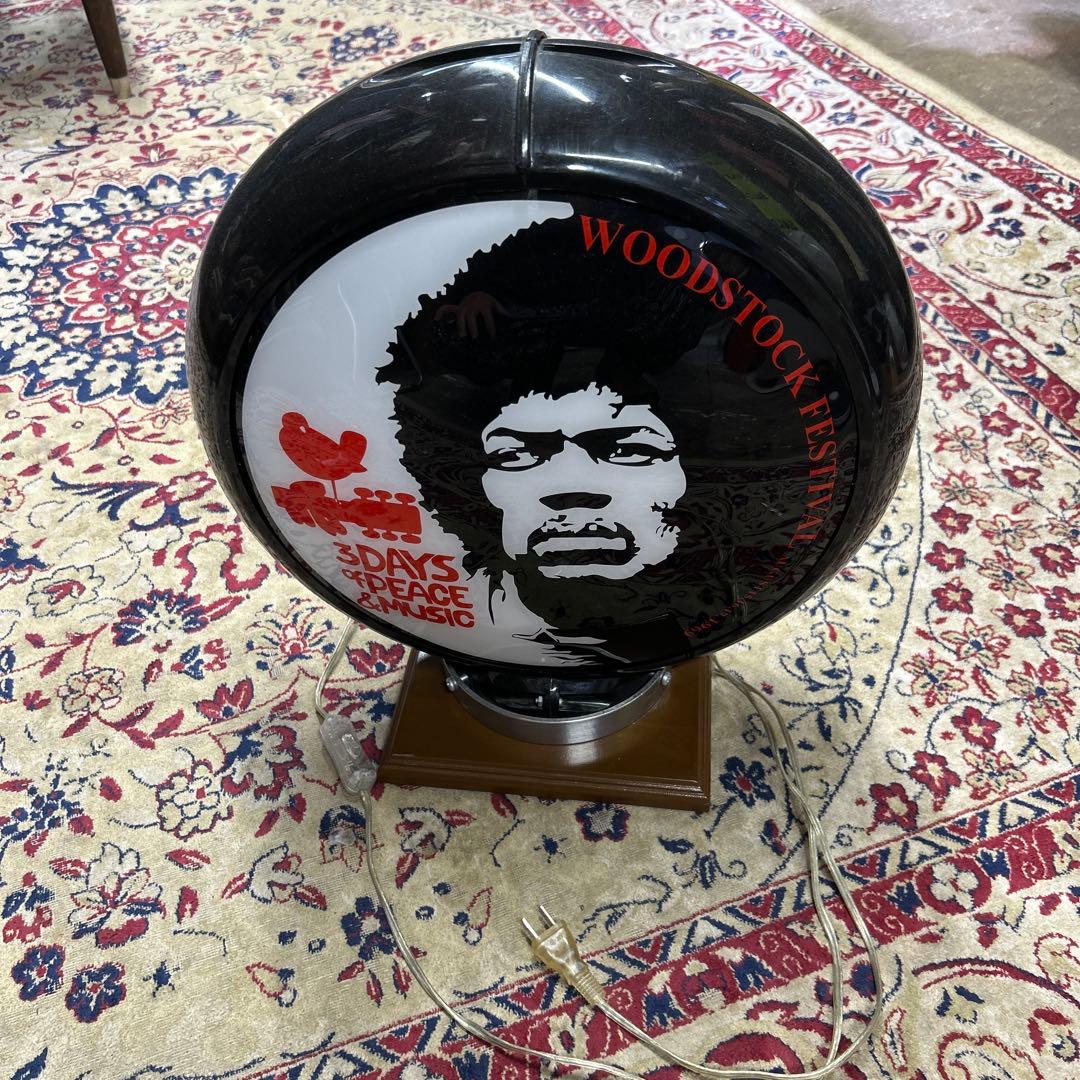 ウッドストックフェスティバル ランプ ジミ・ヘンドリックス