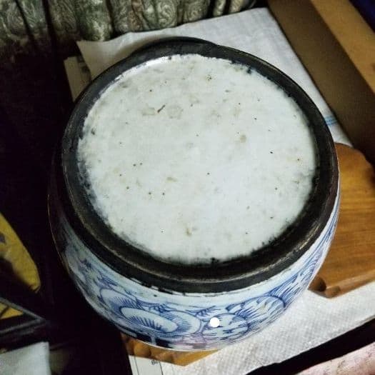 染付 中国 古美術 古玩 葉茶壺です