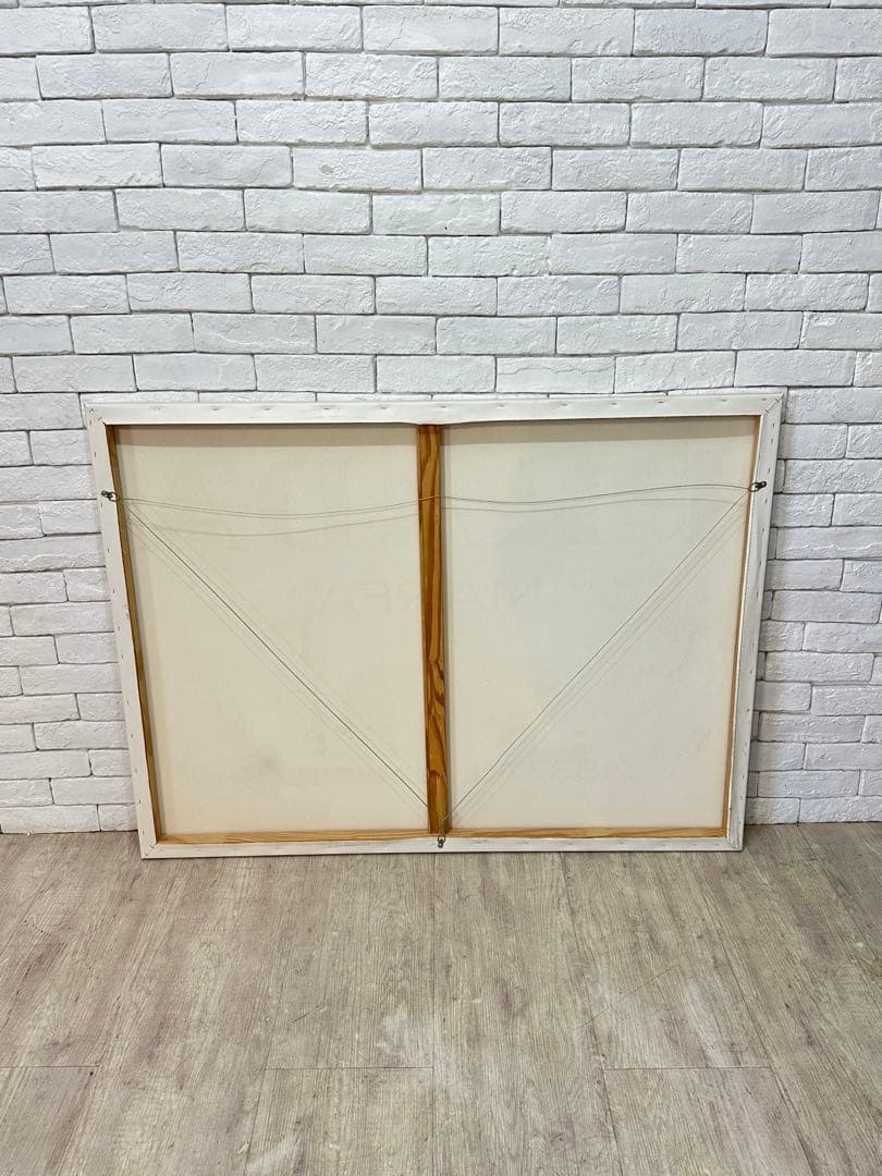 【東京都23区配送無料】定価12万円　プラダ　アートパネル　特大　キャンバス　絵