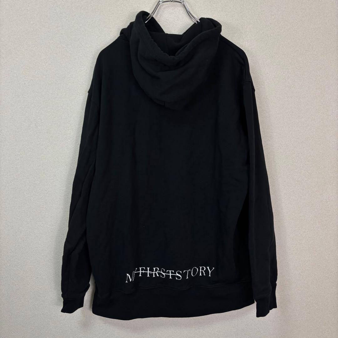 MY FIRST STORY GLAB（XL）長袖パーカー マイファス ブラック