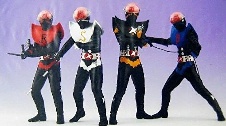 【フォロー割10%OFF】1/15海洋堂　キカイダー01「ハカイダー四人衆」