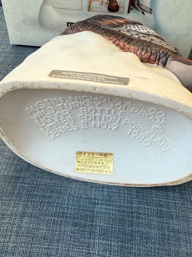Q10099 希少! WILD TURKEY ワイルドターキー 七面鳥 陶器