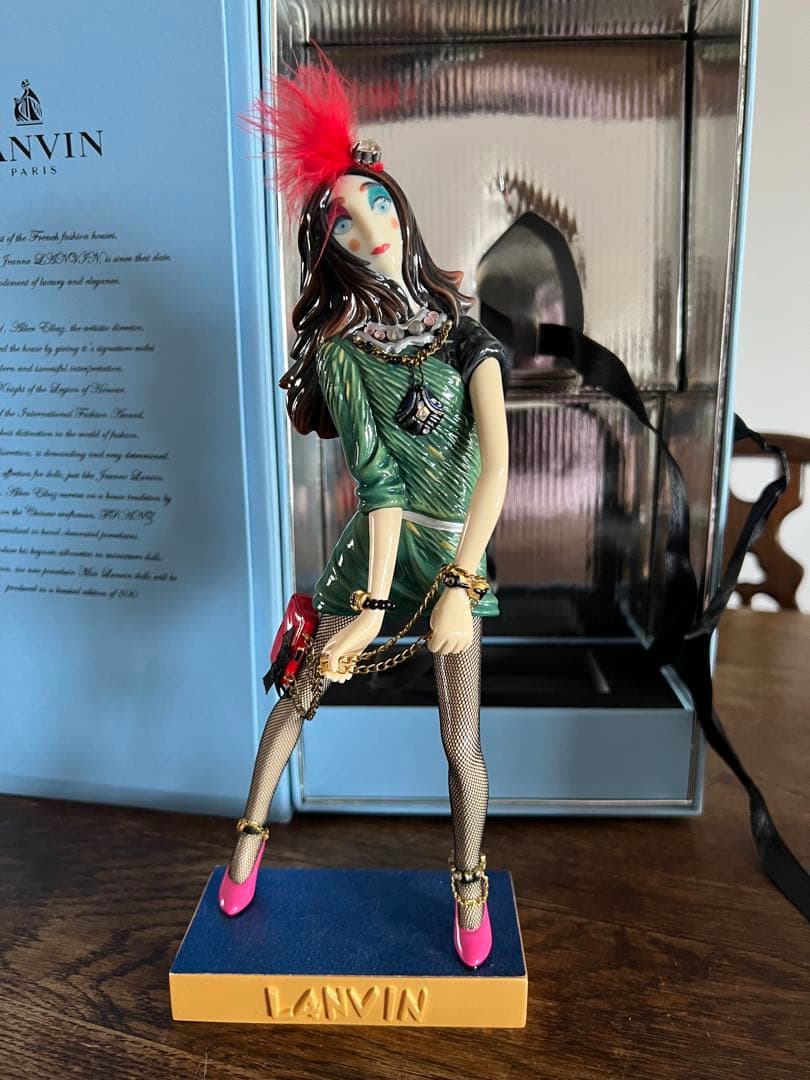 限定800体 ランバン MISS LANVIN 24フィギュアドール 陶器人形