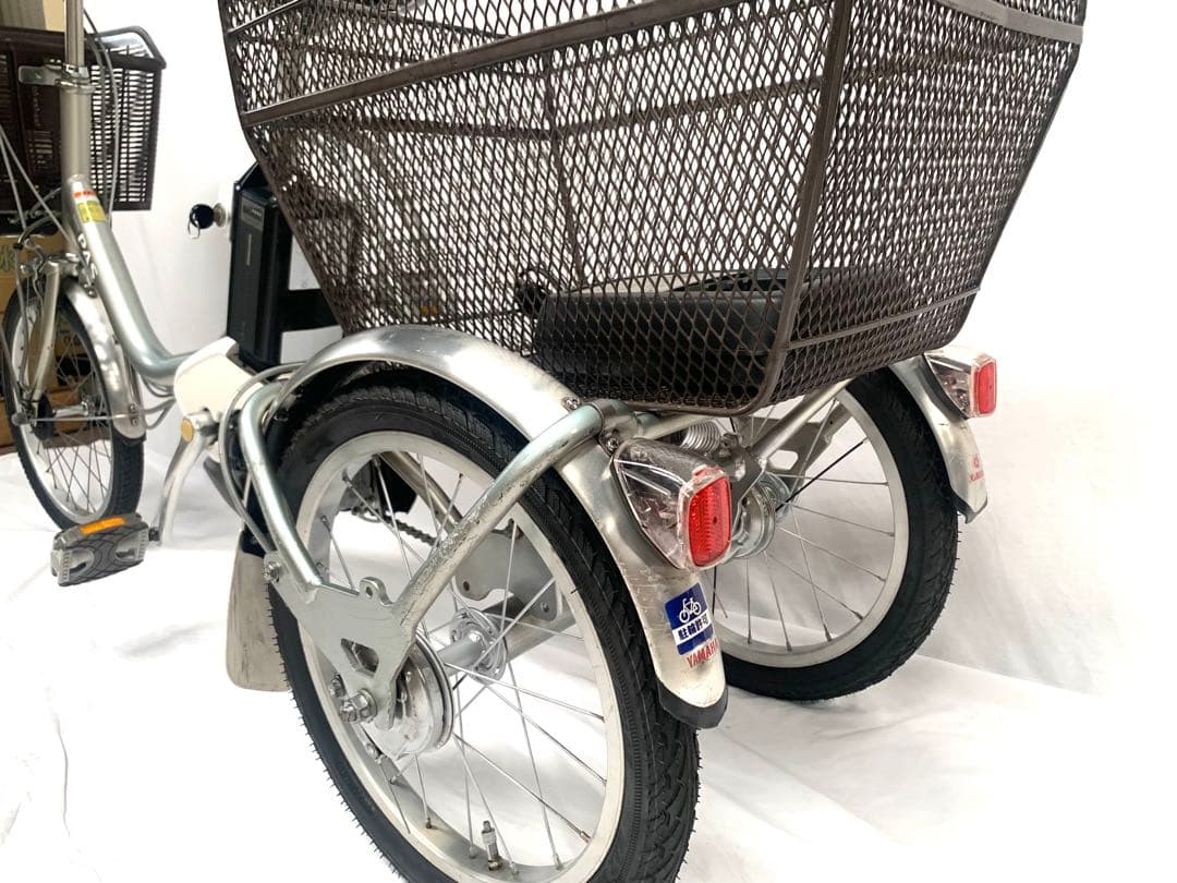 【即乘】送料無料 YAMAHA 電動アシスト三輪自転車 PAS 動作確認済