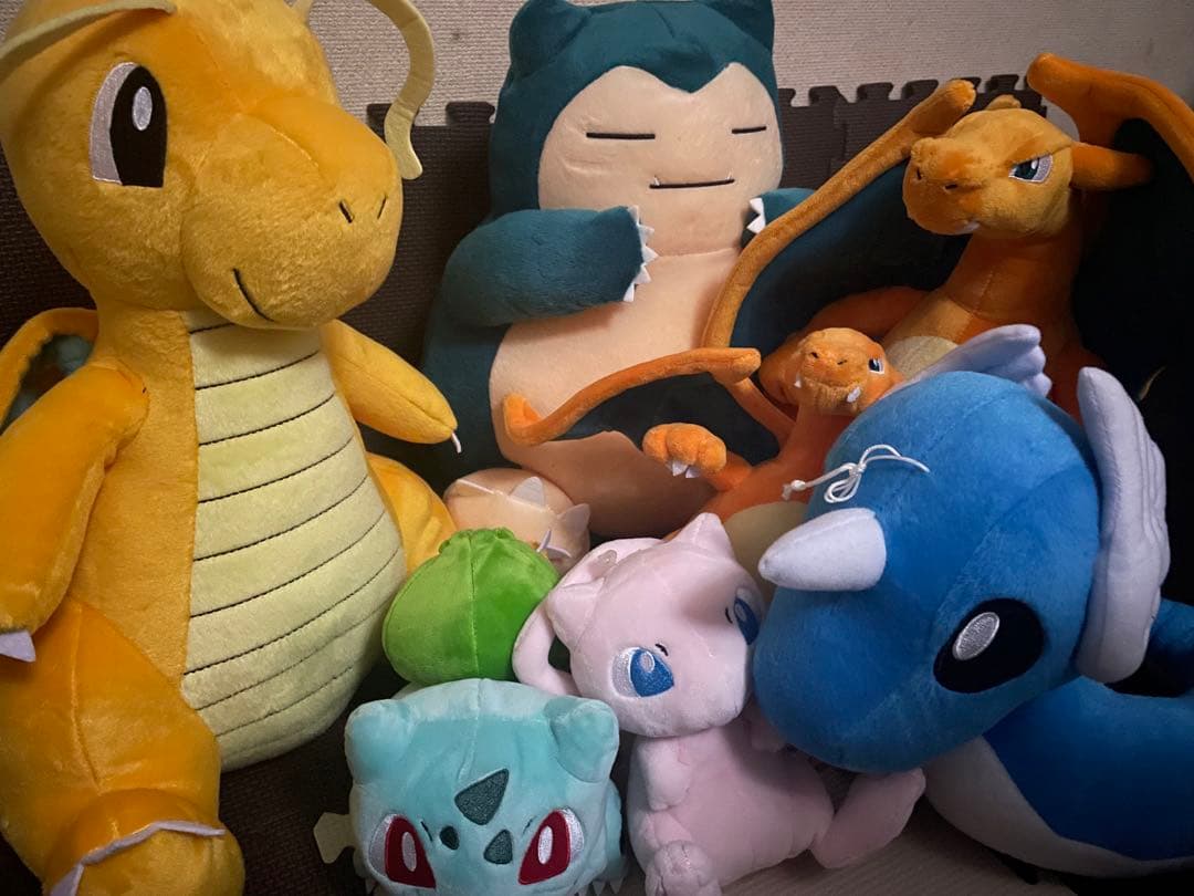 ポケモンぬいぐるみセット　カントー地方