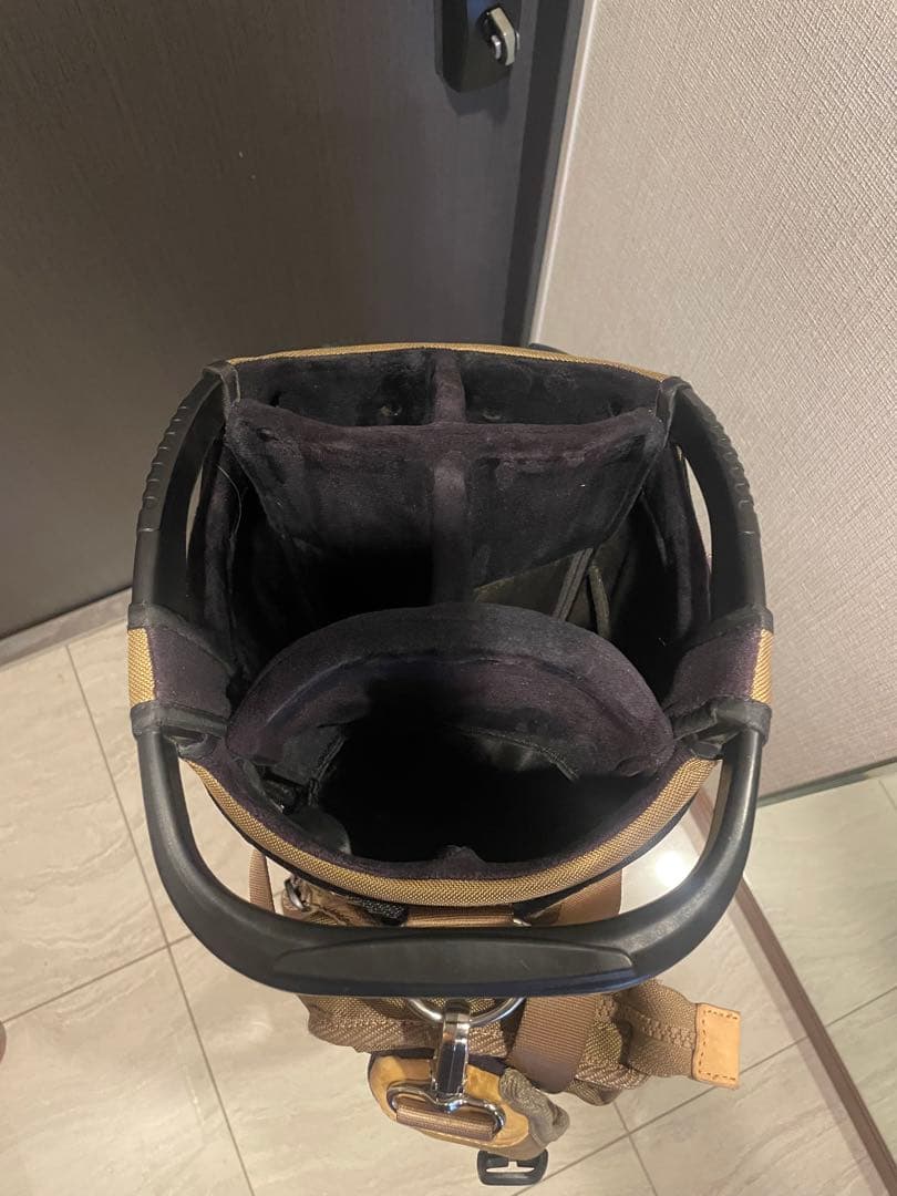 アッソブ　バリスティックスタンドキャディバッグ　KHAKI