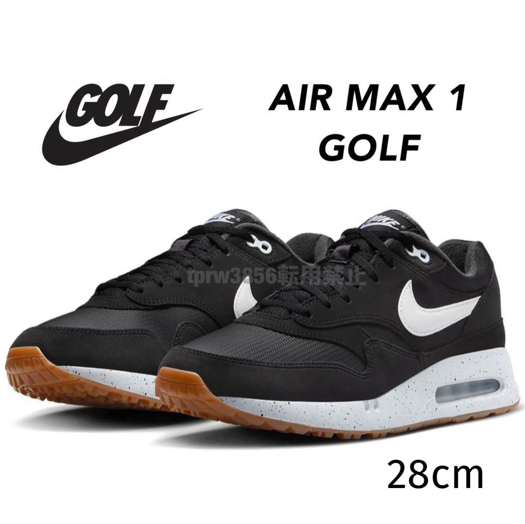 ナイキ ゴルフ 28cm エアマックス 1 シューズ スパイク 靴 白