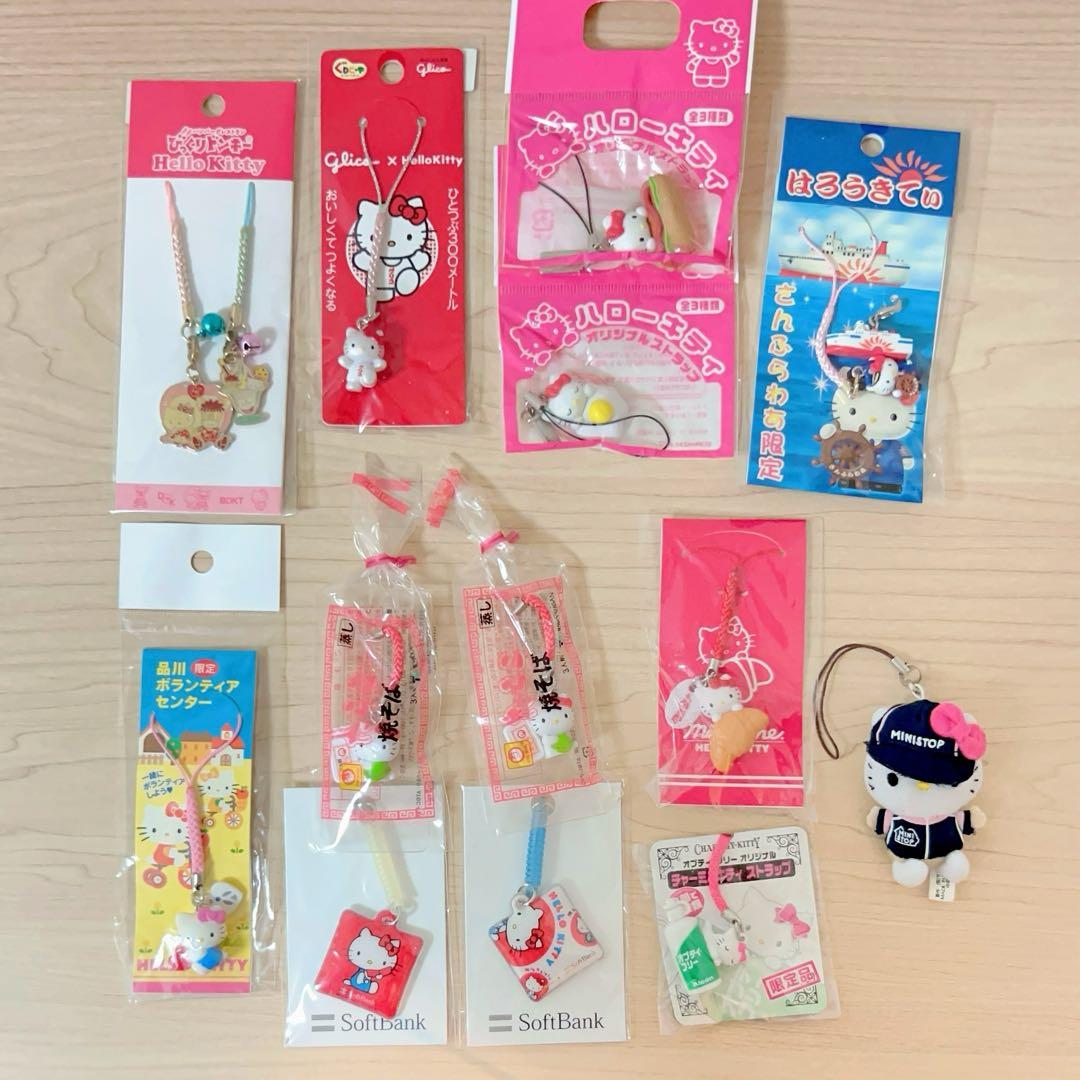 【激レア】 ご当地キティ コラボキティ 根付け ストラップ 322個 まとめ売り