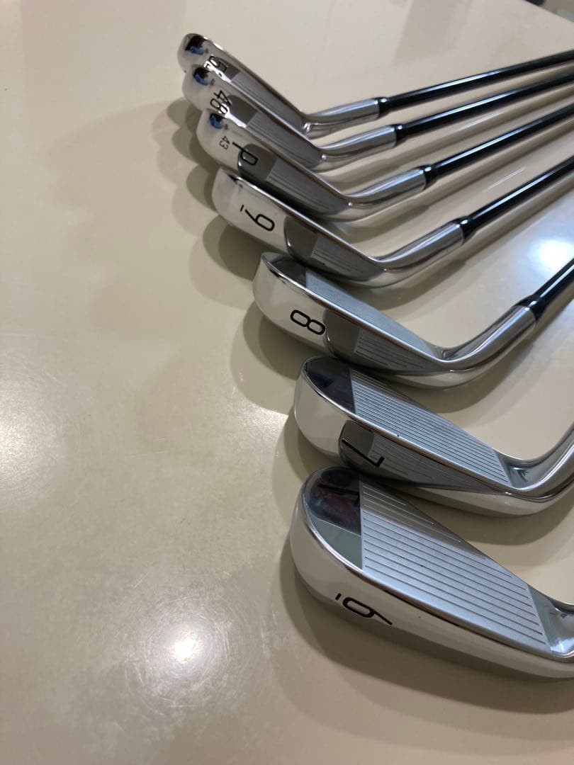 美品　7本セット タイトリスト　T350 アイアンTENSEI RED カーボン