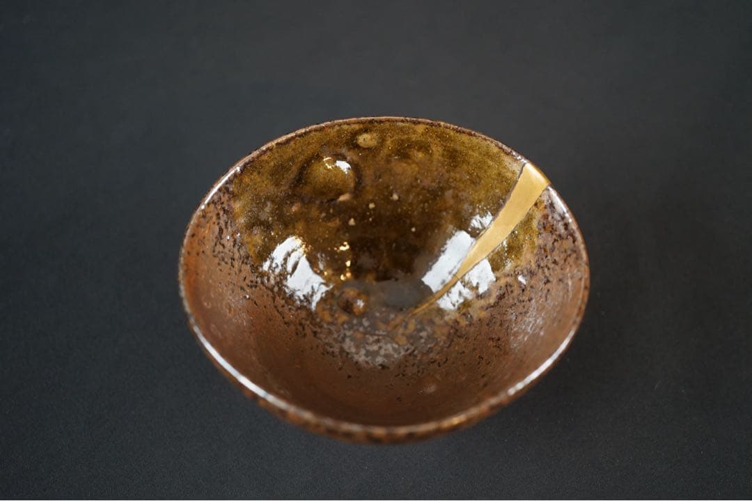 常滑の名工 滝田椿渓 真焼 茶碗 共箱 茶道具