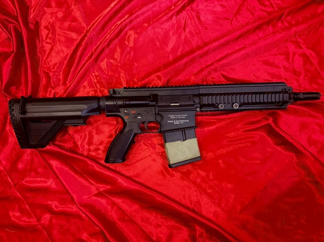 HK417D マルイ ショートハンドガード刻印追加 メカボックス整備