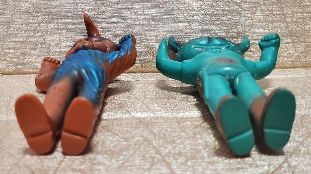 バドー星人 ２体 アストロミュー5 中島製作所 亀マーク 当時モノ