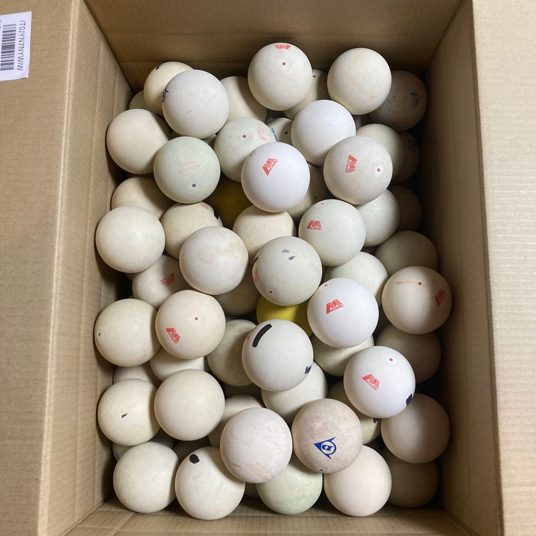 中古 ソフトテニス ボール 87球