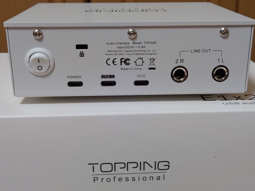 最終値下げ Topping E1X2 OTG 1in / 2out