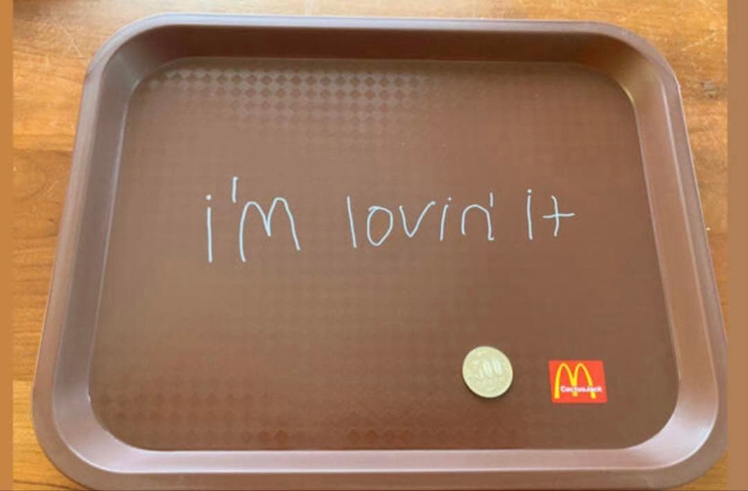 cactus jack × マクドナルド　トレー