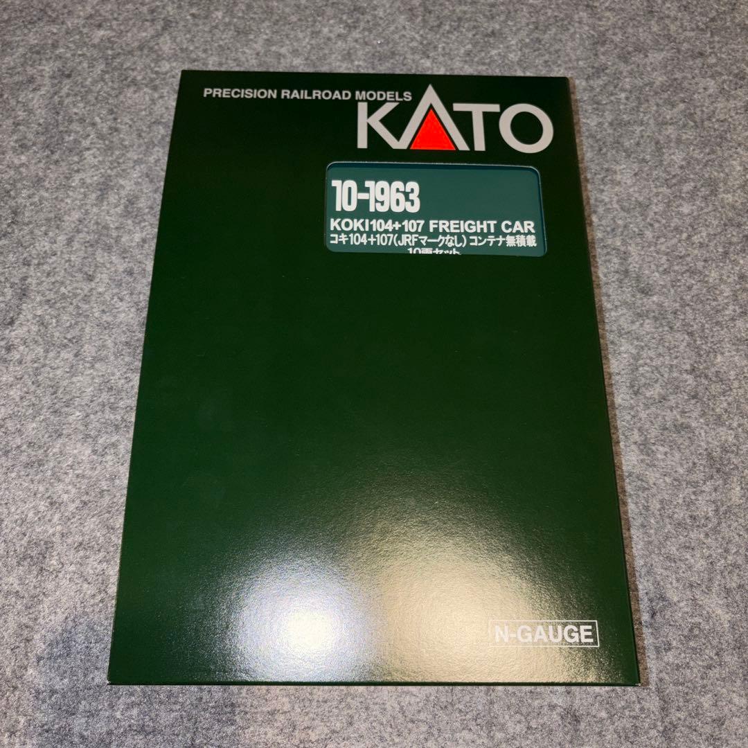 KATO 10-1963 コキ104+107（JRFなし）コンテナ無積載10両