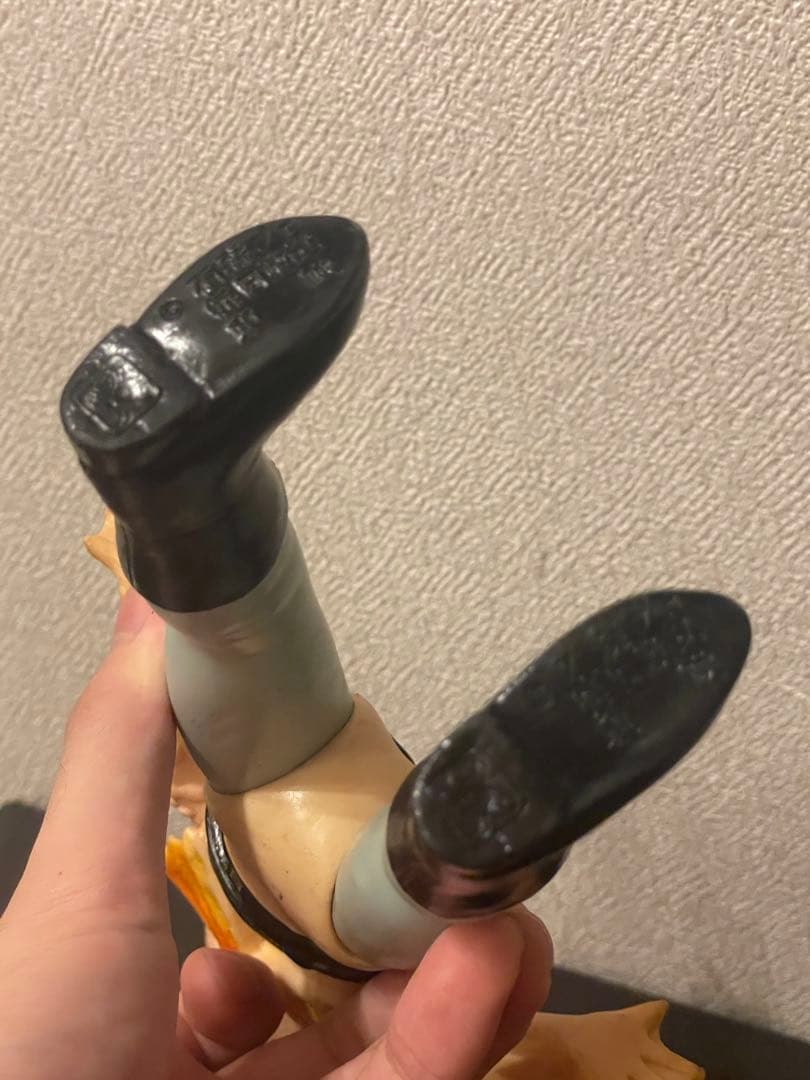 【仮面ライダー怪人】ピラザウルス　スタンダード　当時物　ソフビ