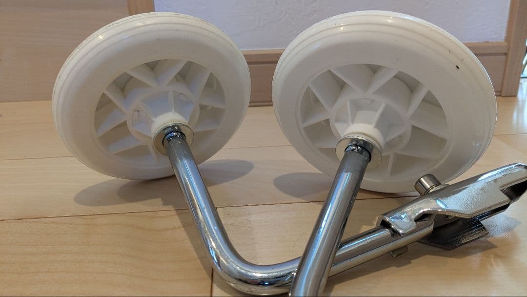 メゾピアノ 子供用自転車 18 パープルと水色と白とピンク