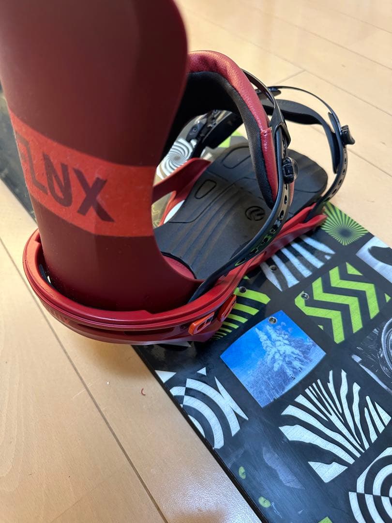 スノーボード ビンディング セット　ELAN 155 FLUX RX L