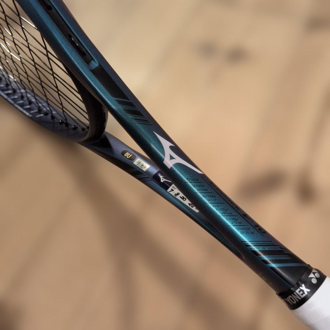 [美品]MIZUNO ミズノ 軟式テニスラケット DFORCE V-10 0U